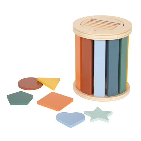 Tambour de tri montessori Beige 4 - vertbaudet enfant 