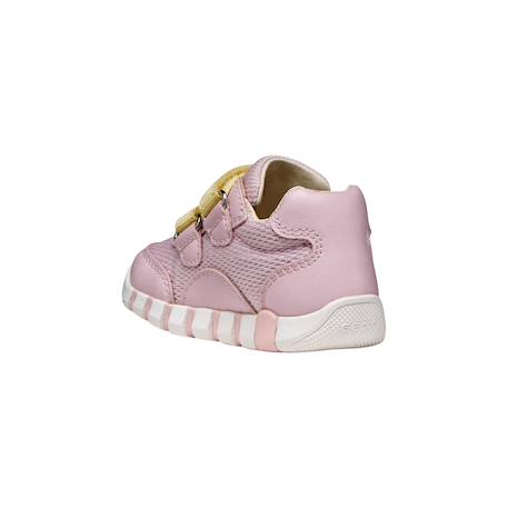 Baskets basses  à scratch Blanc   lilac+Pink   jaune clair 10 - vertbaudet enfant 
