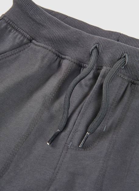 Bermuda garçon en coton Gris 3 - vertbaudet enfant 