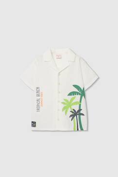 Chemise  popeline  palmiers  - vertbaudet enfant
