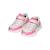 Baskets basses  à scratch Blanc   rose+Salmon   blanc 9 - vertbaudet enfant 