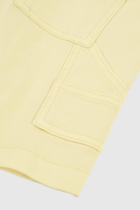 Bermuda en maille Jaune 4 - vertbaudet enfant 
