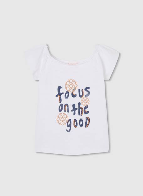 Fille-T-shirt fille coton