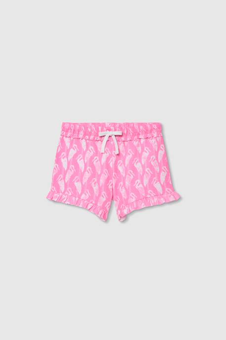 Fille-Short imprimé en coton
