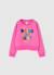 Pull fille en coton imprimé Rose 1 - vertbaudet enfant 