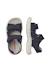 Sandales en velours dumiki Marine-vert 4 - vertbaudet enfant 