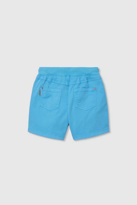 Bermuda garçon en coton Bleu 2 - vertbaudet enfant 