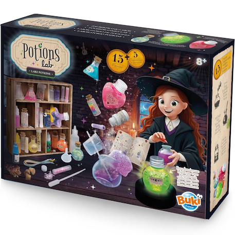 Labo potions Kit Scientifique et Créatif Enfant dès 8 ans Noir 1 - vertbaudet enfant 