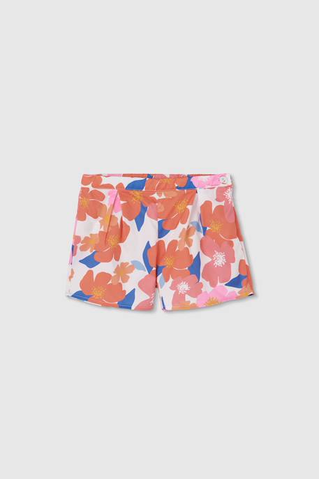 Short à imprimé fleuri Multicolore 1 - vertbaudet enfant 