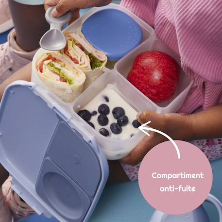 Lunch box bento enfant – mini boîte à déjeuner Bleu+Jaune+Rose+Vert 8 - vertbaudet enfant 