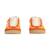 Baskets basses  à lacets Bubblegum cerise off white+Clementine moody orange off white+Emerald evergreen surf+Evergreen plume soleil+Green mist evergreen off white+Pale pink  clay off white+Rouge coral 9 - vertbaudet enfant 