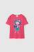 T-shirt fille coton  avec imprimé Rose 1 - vertbaudet enfant 
