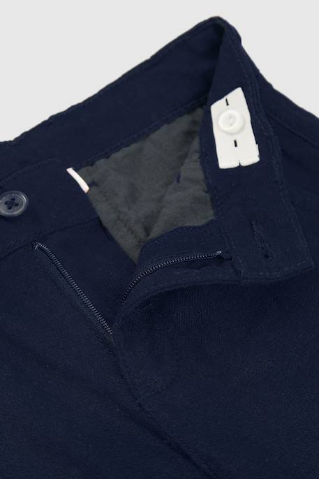 Bermuda garçon en lin Bleu 3 - vertbaudet enfant 