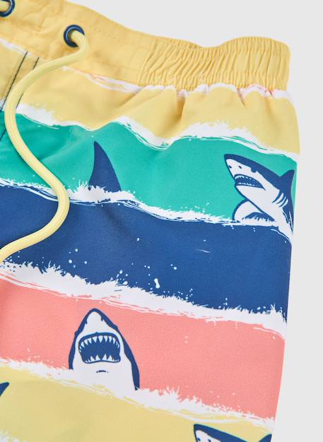 Maillot pour enfant en tissu recyclé Bleu 3 - vertbaudet enfant 