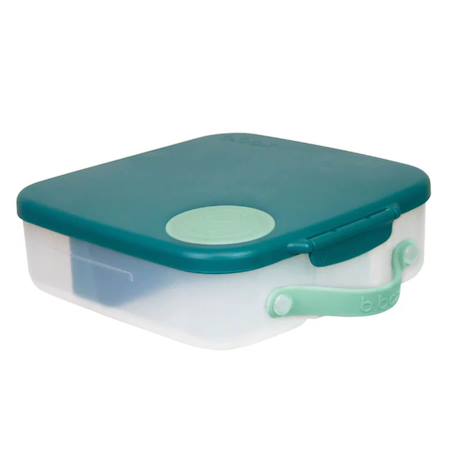 Lunch box bento enfant - boîte à déjeuner grand format Bleu marine+Rose+Vert paon 18 - vertbaudet enfant 