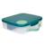 Lunch box bento enfant - boîte à déjeuner grand format Bleu marine+Rose+Vert paon 18 - vertbaudet enfant 