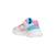 Baskets basses  à scratch Blanc   rose+Salmon   blanc 4 - vertbaudet enfant 