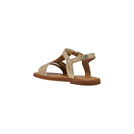 Sandales en cuir  à brides Argent+Platinium 10 - vertbaudet enfant 