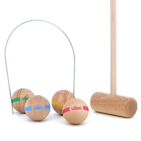 Croquet famille 2 adultes et 3 enfants Bleu 4 - vertbaudet enfant 