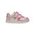 Baskets basses à scratch Blanc rose foncé 1 - vertbaudet enfant 