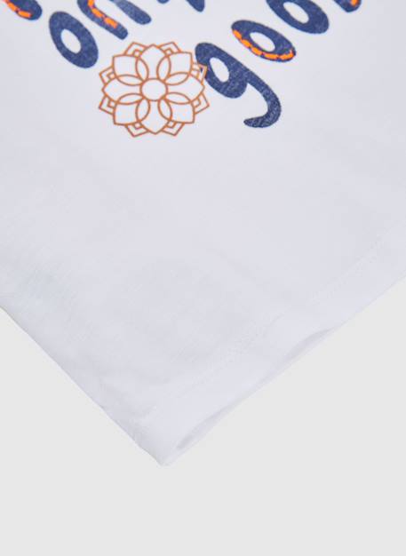 T-shirt fille coton Blanc 4 - vertbaudet enfant 