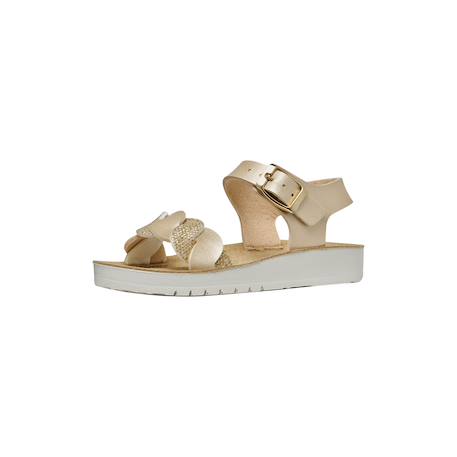 Sandales en cuir à brides Platinium 2 - vertbaudet enfant 