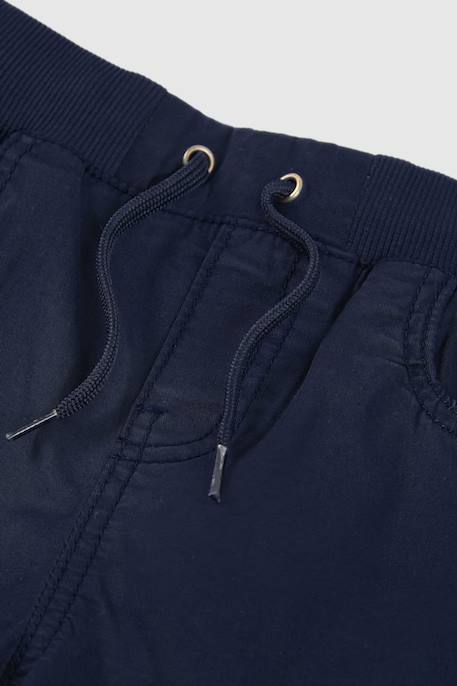 Bermuda garçon en garbadine Bleu 3 - vertbaudet enfant 