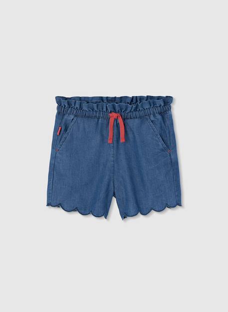 Short en jean Bleu 1 - vertbaudet enfant 