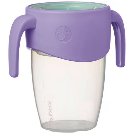 Tasse bébé 360 gobelet d'apprentissage anti-fuite Rose+Violet 7 - vertbaudet enfant 
