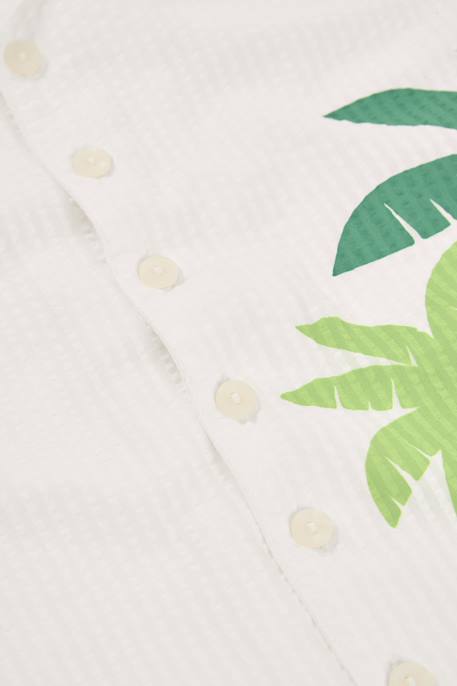 Chemise  popeline  palmiers Blanc 4 - vertbaudet enfant 