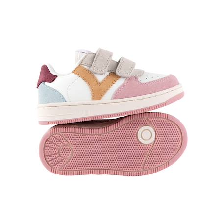 Baskets basses  à scratch Cuarzo+Jade+Lila+Petalo+Rosa+Taupe 21 - vertbaudet enfant 