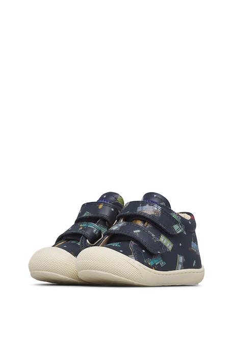 Chaussures premiers pas en cuir cocoon vl Marine- 5 - vertbaudet enfant 