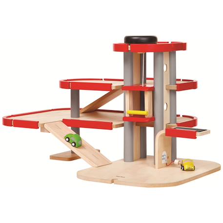 Garage parking en bois Rouge 5 - vertbaudet enfant 