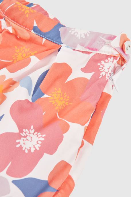 Short à imprimé fleuri Multicolore 3 - vertbaudet enfant 