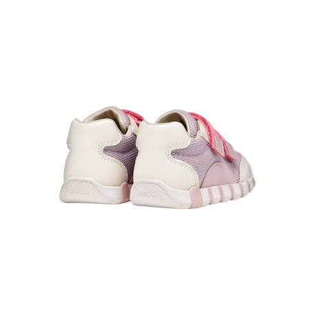Baskets basses  à scratch Blanc   lilac+Pink   jaune clair 4 - vertbaudet enfant 