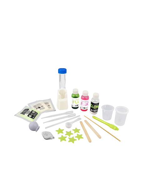 Jeu éducatif de chimie mega fluo & glow – kit d'expériences fluorescentes pour enfants à partir de 8 ans MULTICOLORE 2 - vertbaudet enfant 