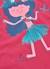 T-shirt fille coton  avec imprimé Rose 4 - vertbaudet enfant 