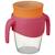 Tasse bébé 360 gobelet d'apprentissage anti-fuite Rose+Violet 3 - vertbaudet enfant 