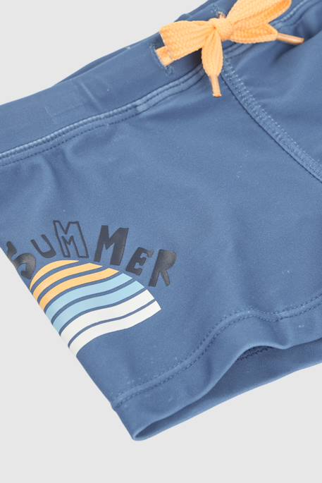 Maillot de bain garçon à rayures Bleu 3 - vertbaudet enfant 