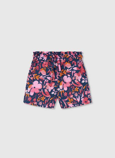 Fille-Short avec imprimé floral