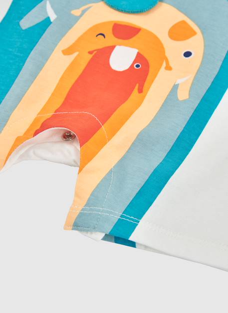 Grenouillère bébé coton Blanc 4 - vertbaudet enfant 