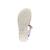 Sandales en cuir  à scratch Blanc   lilac 6 - vertbaudet enfant 