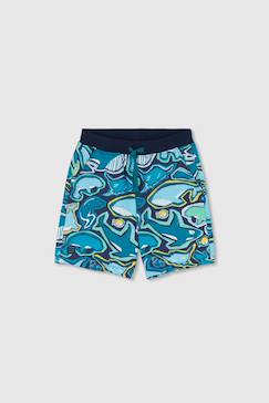 Bermuda garçon imprimé requin  - vertbaudet enfant