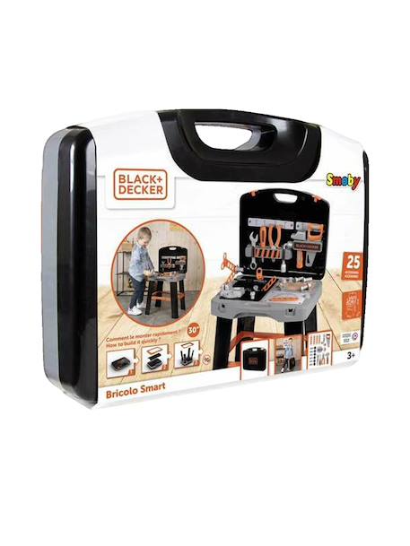 Établi de bricolage bricolo smart – 33 accessoires – mallette transformable – dès 3 ans Multicolore 2 - vertbaudet enfant 