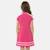 Robe fille style polo manches courtes Blanc+Fushia+Gris+Rose 5 - vertbaudet enfant 