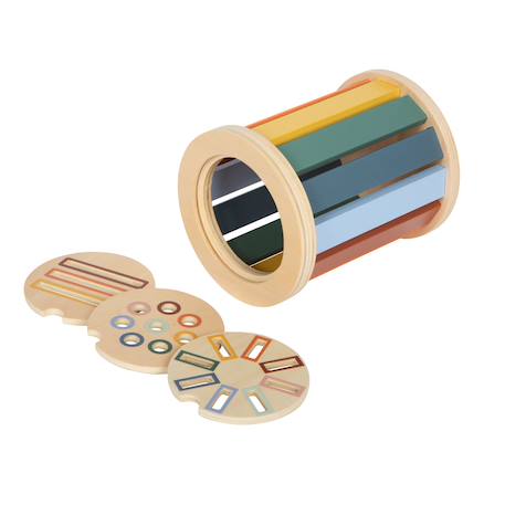 Tambour de tri montessori Beige 6 - vertbaudet enfant 