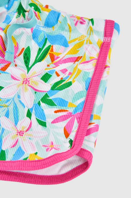 Short à motif floral Multicolore 3 - vertbaudet enfant 