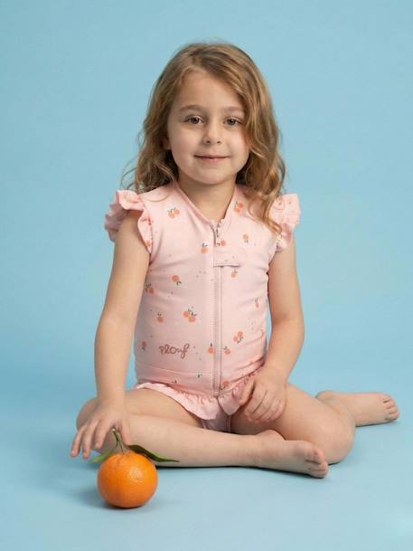 Maillot de bain flottant  : clémentines Rose nude 2 - vertbaudet enfant 