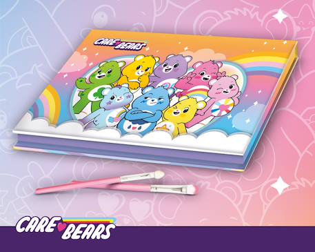 Kit Maquillage Pailleté pour Enfants - Les Bisounours Multicouleur 3 - vertbaudet enfant 