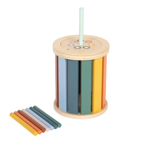 Tambour de tri montessori Beige 3 - vertbaudet enfant 
